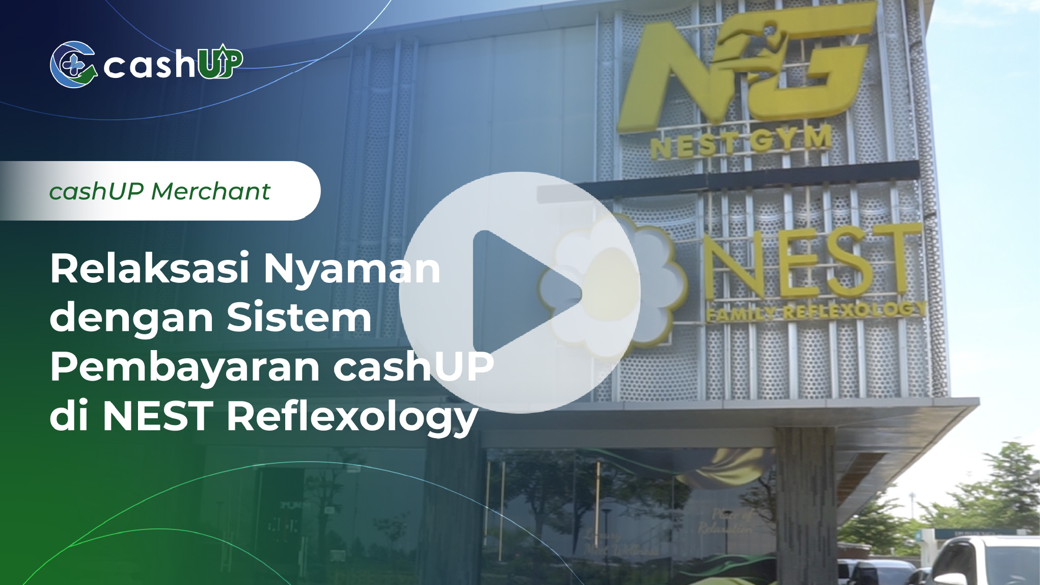 Comfortable relaxation with the cashup system at NEST Reflexology