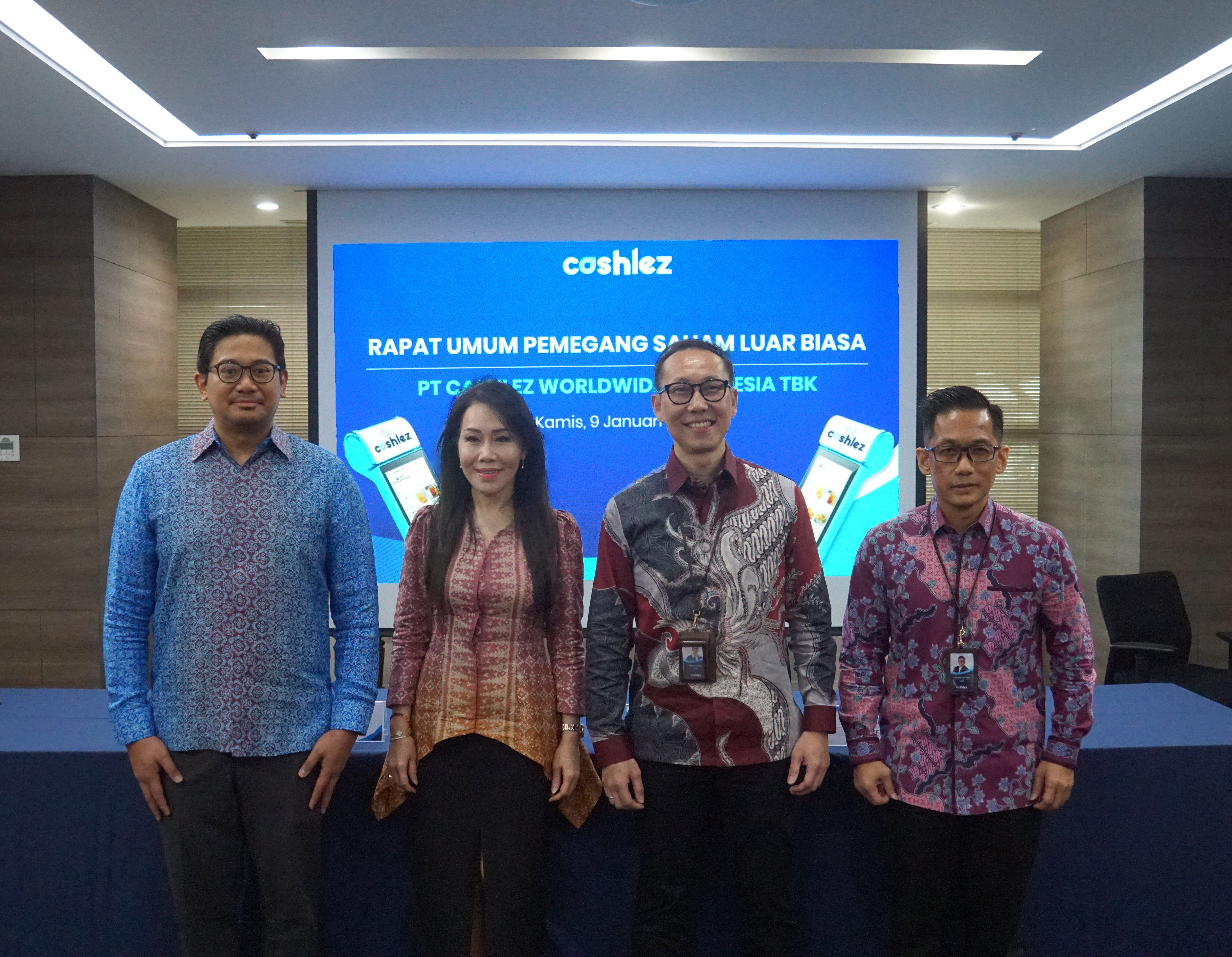 The Meeting of the Extraordinary Shareholders of PT Cashlez Worldwide Indonesia