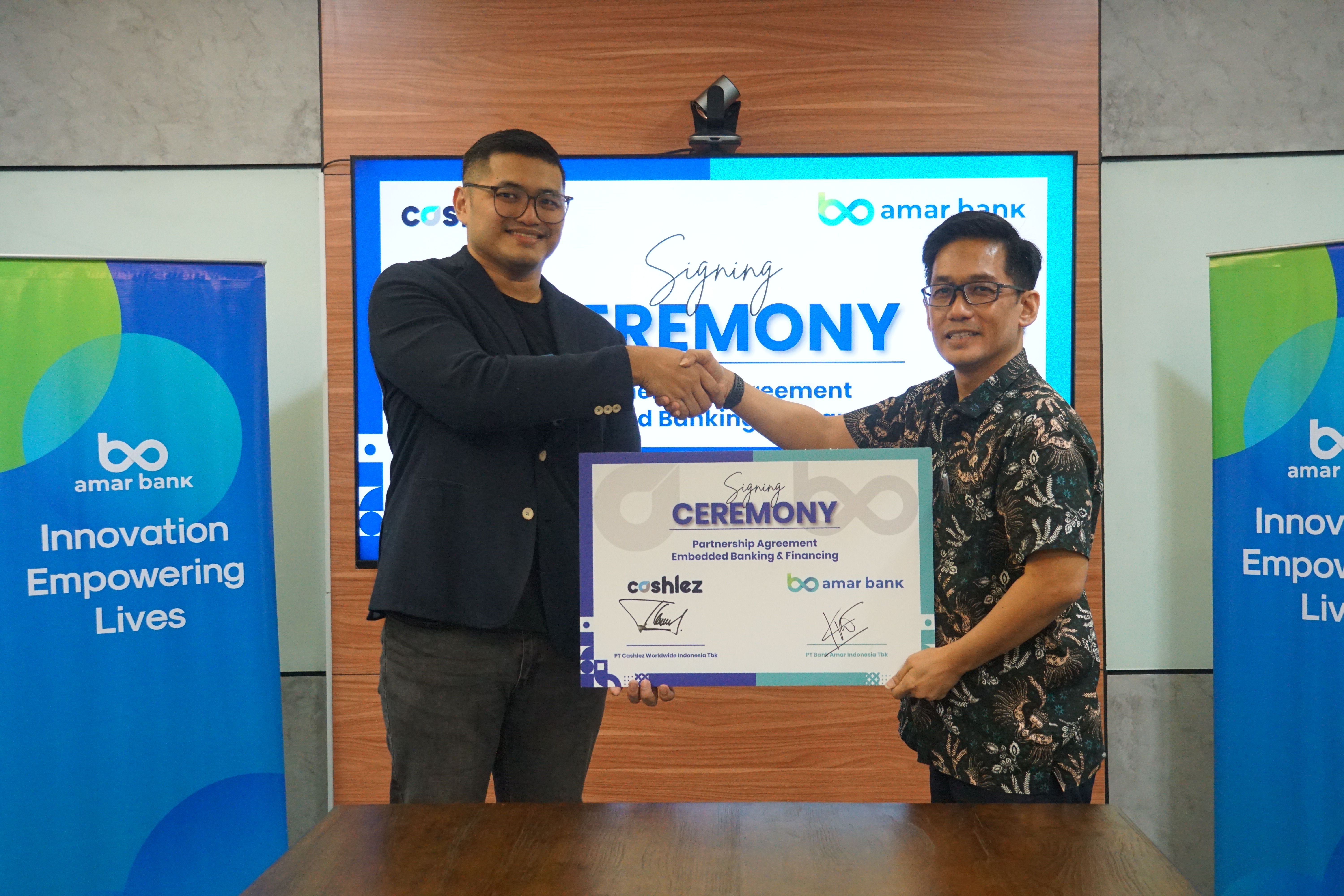 Support UMKM, Cashlez and Amar Bank Strategic Collection Give Credit Facility to Strong UMKM Business